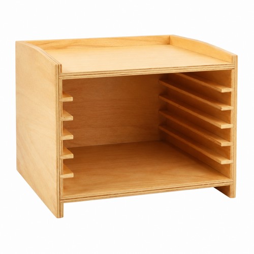 Puzzle cabinet natural wooden - puzzle,